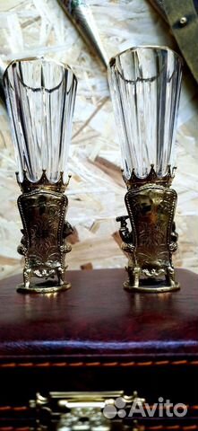 Подарочные рюмки «Львы» купить с доставкой Подарочные рюмки «Львы»
