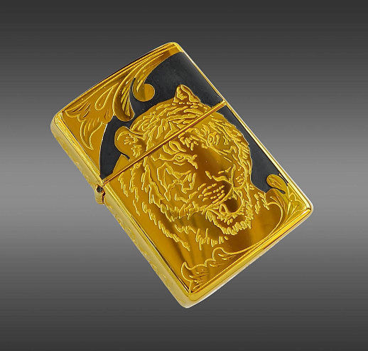 Подарочная зажигалка Zippo "Тигр" № 2 купить с доставкой Подарочная зажигалка Zippo "Тигр" № 2