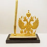 Письменный набор "Держава". Позолоченный — красивый подарок — фотография 2