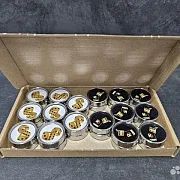 На память: Стальные фишки для нард «Золотая корона» — фотография 4