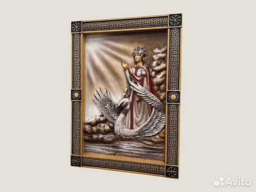 Картина резная из дерева