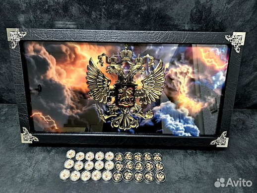 Нарды «Держава» живое изображение купить с доставкой Нарды «Держава» живое изображение