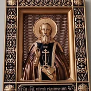 Подарочная икона Сергий Радонежский — фотография 8