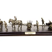 Ручная работа: Диорама «Советская дивизионная артиллерия» из бронзы и ясеня, 1:35 — фотография 8