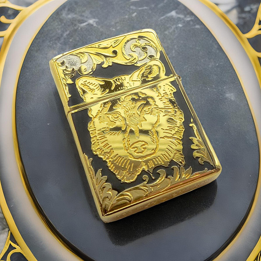 Бензиновая зажигалка Zippo "Волк одиночка" купить с доставкой Бензиновая зажигалка Zippo "Волк одиночка"