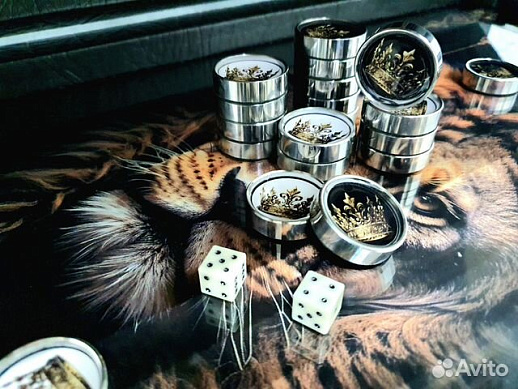 Нарды «Царь зверей» живое изображение