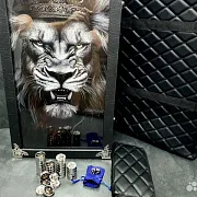 Нарды под стеклом «Царь зверей» — красивый подарок — фотография 3