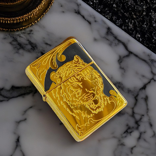 Подарочная зажигалка Zippo "Тигр" № 2 купить с доставкой Подарочная зажигалка Zippo "Тигр" № 2