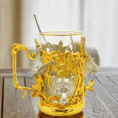 Подстаканник для чая «Охотничьи трофеи» — необычный подарок