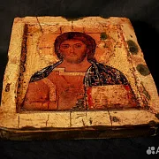 В подарок: Икона "Христос Вседержитель" дерево, ручная работа — фотография 5