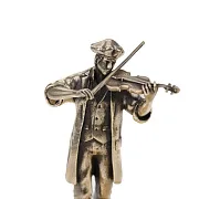 Ручная работа: Композиция «Балерина и скрипач» из бронзы — фотография 8