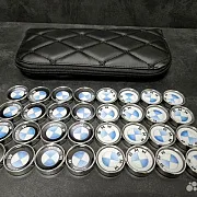 Комплект стальных фишек для нард «BMW» — необычный подарок — фотография 2