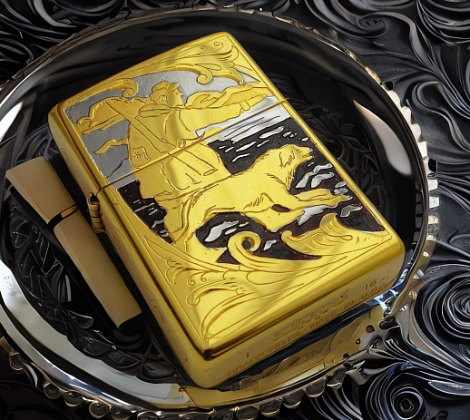 Бензиновая зажигалка Zippo "Охотник" купить с доставкой Бензиновая зажигалка Zippo "Охотник"