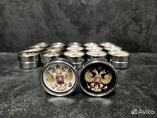 Стальные фишки «Герб России» купить с доставкой Стальные фишки «Герб России»