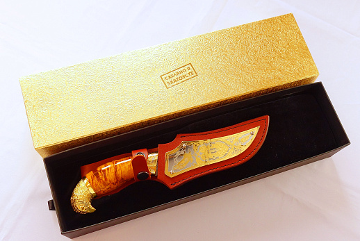 Нож "Золото скифов". Златоуст купить с доставкой Нож "Золото скифов". Златоуст