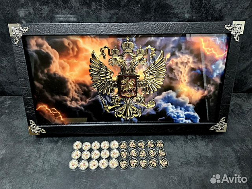 Нарды «Держава» живое изображение купить с доставкой Нарды «Держава» живое изображение