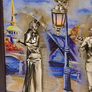 Ключница «Пара. Набережная. Мост» с подсветкой — красивый подарок — фотография 10