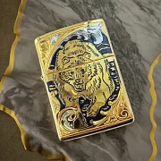 Зажигалка Zippo оригинал "Медведь" № 3 — оригинальный подарок — фотография 1