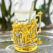 На память: Подстаканник для чая «Нефтяники» — фотография 1