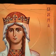 Деревянная икона "Святая Мученица Валерия" в подарок — фотография 4