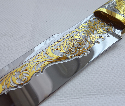 Нож "Золотой сокол".№8 Златоуст купить с доставкой Нож "Золотой сокол".№8 Златоуст