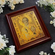 На память: Икона Николай Чудотворец. Златоуст — фотография 1