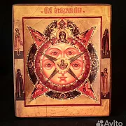 Подарочная икона деревянная "Всевидящее око Божие" 15*13 см — фотография 5