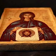 На память: Деревянная Икона "Святая Вероника" — фотография 2