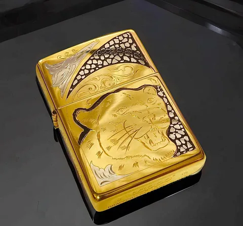 Ручная работа: Зажигалка Zippo с гравировкой "Пантера"