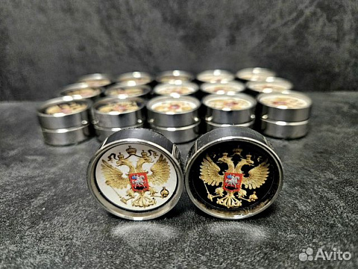 Стальные фишки «Герб России» купить с доставкой Стальные фишки «Герб России»