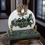 Часы «Россия» с гербом и подставками в подарок — фотография 1