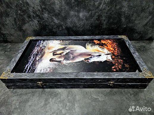 Нарды «Лошади» купить с доставкой Нарды «Лошади»