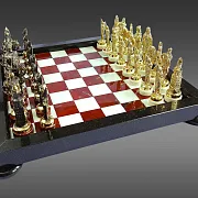 На память: Шахматы из яшмы — фотография 8