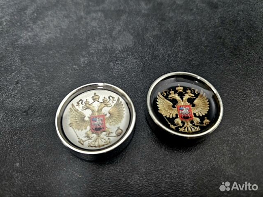 Стальные фишки «Герб России» купить с доставкой Стальные фишки «Герб России»